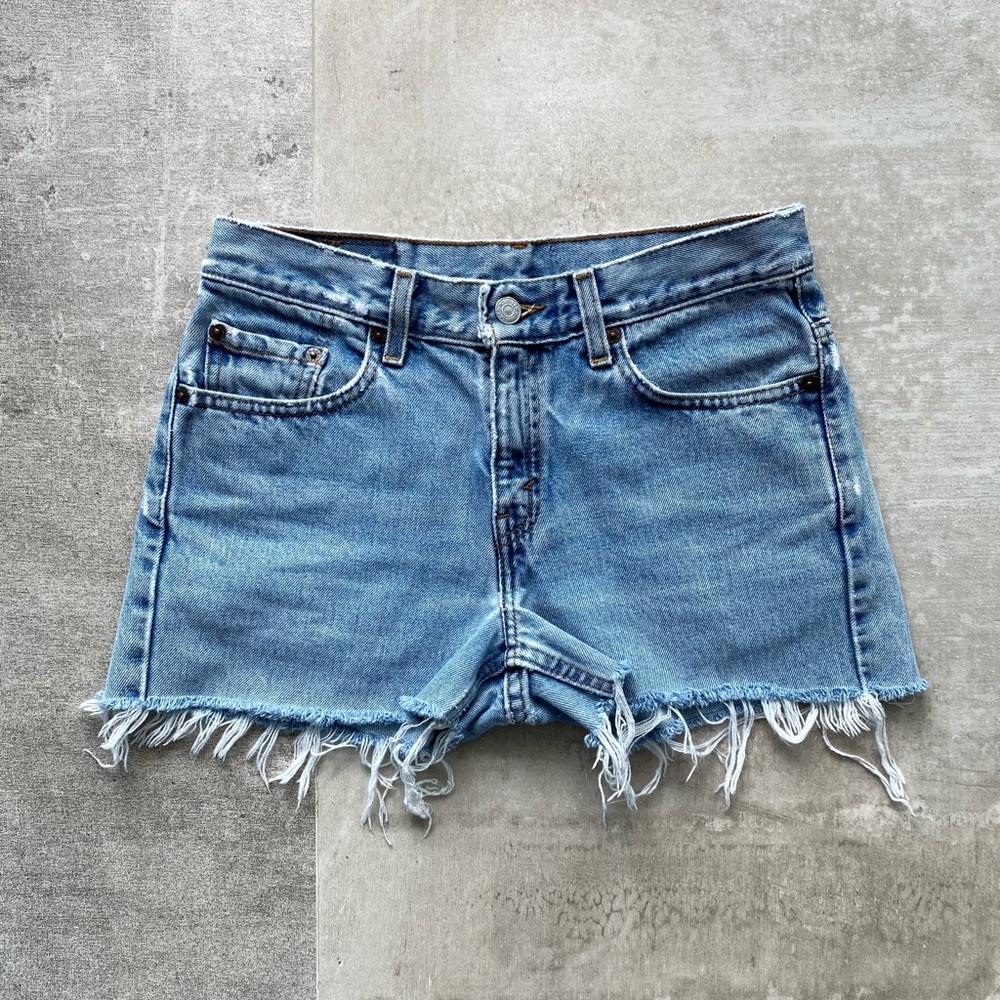 Vintage Levi's 505 High Waist Denim Cutoff Shorts